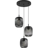 Image de EGLO Romazzina Hanglamp - E27 - Ø 46 cm - Zwart