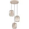 Image de EGLO Romazzina Hanglamp - E27 - Ø 46 cm - Zandkleur