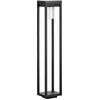 Image de EGLO Martano Sokkellamp Buiten - Solar - 80 cm - Bewegingssensor & Dag- en nachtsensor - Zwart en Wit