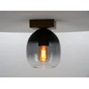 Image de EGLO Filago Plafondlamp - E27 - 20 cm - Bruin/Zwart - Glas