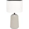 Image de EGLO Capalbio Tafellamp - E27 - 41 cm - Zandkleur/Wit - Keramiek