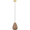 Image de EGLO Caprarola Hanglamp - E27 - Ø 20 cm - Zand|Koper - Satijn Glas