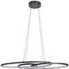 Image de EGLO Gianella Hanglamp - LED - Aluminium|Staal|Kunststof - Zwart|Wit