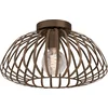 Image de EGLO Espinal Plafondlamp - E27 - Ø 38.5 cm - Brons - Staal