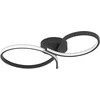 Image de EGLO Serpins Plafondlamp - LED - 60 cm - Zwart|Wit