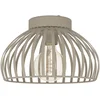 Image de EGLO Mogano 3 Plafondlamp - E27 - Ø 28 cm - Zandkleur - Staal