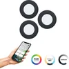 Image de EGLO connect.z Fueva 6-Z Smart Inbouwspot - Badkamer/Buiten - LED - Ø 8.8 cm - Zwart - Instelbaar RGB & wit licht - Dimbaar - Zigbee
