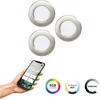 Image de EGLO connect.z Fueva 6-Z Smart Inbouwspot - Badkamer/Buiten - LED - Ø 8.8 cm - Grijs - Instelbaar RGB & wit licht - Dimbaar - Zigbee