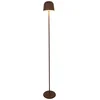 Image de EGLO Mannera-L Staande lamp Binnen en Buiten - Oplaadbaar (tot 47 uur licht) - 140 cm - Roestbruin/Wit - Draadloos - Dimbaar