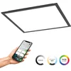 Image de EGLO connect.z Moradillo Smart LED Paneel - 39.5 x 39.5 cm - Zwart - Instelbaar RGB & wit licht - Dimbaar - Zigbee