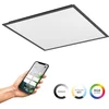 Image de EGLO connect.z Moradillo Smart LED Paneel - 59.5 x 59.5 cm - Zwart - Instelbaar RGB & wit licht - Dimbaar - Zigbee