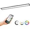 Image de EGLO connect.z Moradillo Smart LED Paneel - 119.5 x 15 cm - Zwart - Instelbaar RGB & wit licht - Dimbaar - Zigbee