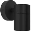 Image de EGLO Tomelloso Wandlamp Buiten - GU10 - 12 cm - Zwart