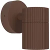 Image de EGLO Tomelloso Wandlamp Buiten - GU10 - 12 cm - Donkerbruin