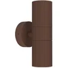 Image de EGLO Tomelloso Wandlamp Buiten - GU10 - 20 cm - Donkerbruin