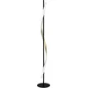 Image de EGLO Conaprato Staande lamp - LED - Zwart, Goud, Wit