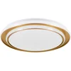 Image de EGLO Moschetta Plafondlamp - Ø 49 cm - Goud/Wit - Instelbaar wit licht (warm, neutraal en daglicht)