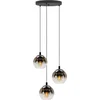 Image de EGLO Ariscani 1 Hanglamp - E27 - Ø 42.5 cm - Zwart/Koper