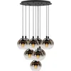 Image de EGLO Ariscani 1 Hanglamp - E27 - Ø 65.5 cm - Zwart/Koper