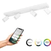Image de EGLO connect.z Melitello-Z Smart Spot - LED - 68 cm - Wit - Instelbaar RGB & wit licht - Dimbaar - Zigbee