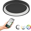 Image de EGLO connect.z Loretello-Z Smart Plafondlamp - LED - Ø 35 cm - Zwart/Wit - Instelbaar RGB & wit licht - Dimbaar - Zigbee