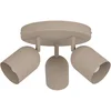 Image de EGLO Tilston Spot - E14 - Ø 25 cm - Zandkleur/Beige/Crème - Kantelbaar