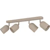 Image de EGLO Tilston Spot - E14 - 58 cm - Zandkleur/Beige/Crème - Kantelbaar
