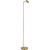Image de EGLO Rigomagno Vloerlamp - GU10 - 151 cm - Goud - Kantelbaar