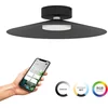Image de EGLO connect.z Conomavilla-Z Smart Plafondlamp - Ø 45 cm - Zwart/Wit - Instelbaar RGB & wit licht - Dimbaar - Zigbee