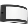 Image de EGLO Poggiarello Wandlamp Buiten - E14 - 22 cm - Zwart