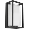 Image de EGLO Genovese Wandlamp Buiten - 24 cm - Zwart/Helder - Instelbaar wit licht (warm, neutraal en daglicht)
