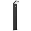 Image de EGLO Grottazzolina Staande lamp Buiten - Sensor - LED - 80 cm - Zwart/Melkkleurig