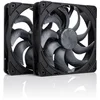 Image de Noctua NF-A14x25 G2 PWM Sx2-PP chromax.black - 140mm
