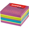 Image de Kores Memoblok Kubus, 50 x 50 mm, neonkleuren, 4 kleuren