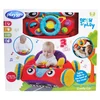 Image de Playgro Comfy Car - Pluchen zitkussen Baby - Speelkussen Baby - Activiteitenkussen - Babyspeelgoed - Interactief Baby speelgoed - Babygym - Speelkleed Baby - Pluchen auto baby - Playgro Auto - Kraamcadeau - met licht en geluid