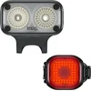 Image de Knog Blinder Road 600 And Mini Square Lichtset Zilver 600 / 100 Lumens