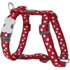 Image de Hondentuigje Red Dingo Rood Ster Wit 37-61 cm