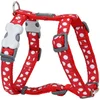 Image de Hondentuigje Red Dingo Style Sports Wit Schoonheidsvlekjes 37-61 cm