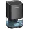Image de Hauss Spole Luchtontvochtiger   Mini Ontvochtiger   450 ml/dag   Stil   Compact   Met Nachtlampje   Voor Slaapkamer en Badkamer   Zwart