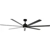 Image de Plafondventilator Atlanta II Zwart XL Ø 183cm 12W Led Incl Afstandsbediening