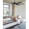 Image de Plafondventilator Lucci Air Atlanta Led | 142 cm | Outdoor | Inclusief Lamp | Mat zwart