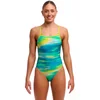 Image de Funkita Single Strength Zwemkleding Groen AUS 10 Vrouw