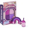 Image de Tiger Tribe Super Clay klei set - paarse navulling voor creatief spelen.