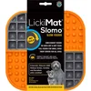 Image de Lickimat Slomo - slowfeeder voor kat en kleine hond - tegen schrokken - oranje