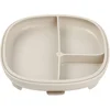 Image de b.box 2-in-1 siliconen Antislipbord met zuignap voor het eten - Sterke Zuignap - Verwijderbare Verdeler - Peuter zelfvoedingsgerei - Groeit Mee met je Kind - Gebogen Zijkanten - Vaatwasserbestendig - Vanaf 6 Maanden