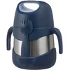 Image de b.box geïsoleerde voedselcontainer | Gemakkelijk te openen container voor peuters | Dubbelwandig roestvrij staal, houdt voedsel tot 10 uur koud en tot 9 uur warm | 335 ml/11 oz