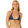 Image de Rip Curl Dalias Denim Triangle Bikinitop Blauw 2XS Vrouw