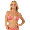 Image de Rip Curl Shell Cove Sliding Triangle Bikinitop Roze XS Vrouw