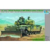 Image de Trumpeter Modelbouwpakket Militaire voertuigen - 00345 Challenger 2 MBT - KFOR Kosovo met Dozerblad - Britse Hoofdgevechtstank Plastic - 1:35 - Modelbouw