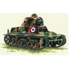Image de Trumpeter Modelbouwpakket Militaire voertuigen - 00351 Hotchkiss 35/38(H) Tank WWII - Franse Lichte Tank Plastic - 1:35 - Modelbouw